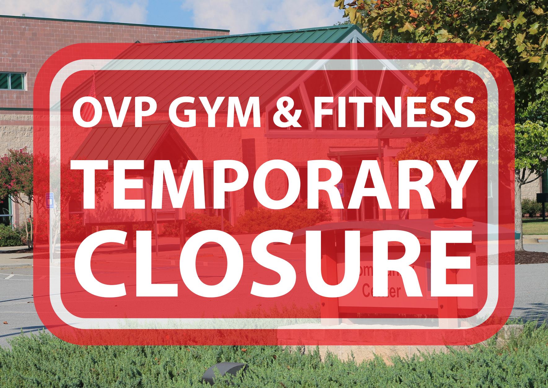 2023.OCPRD.OVP Gym Fitness Closure.HVAC