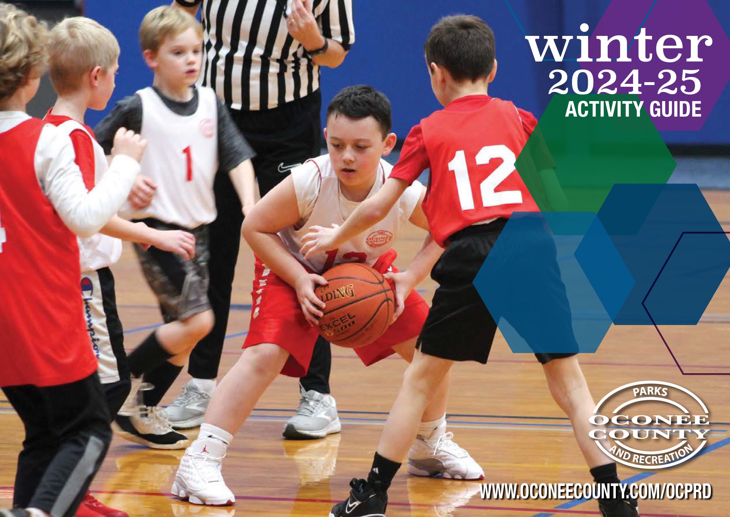 2024 - 25 OCPRD Winter Activity Guide Cover Page