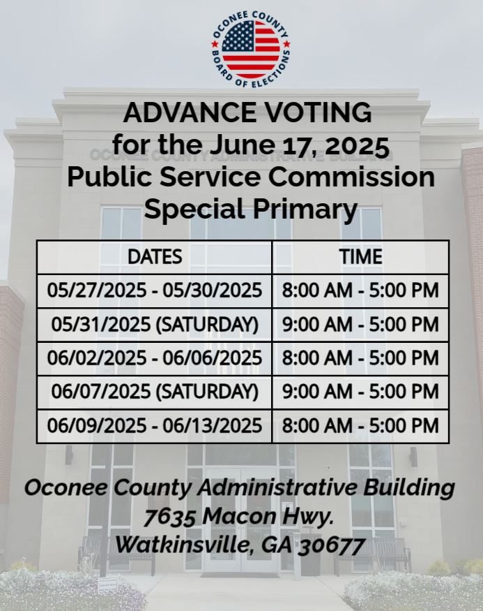 Advance Voting Flyer