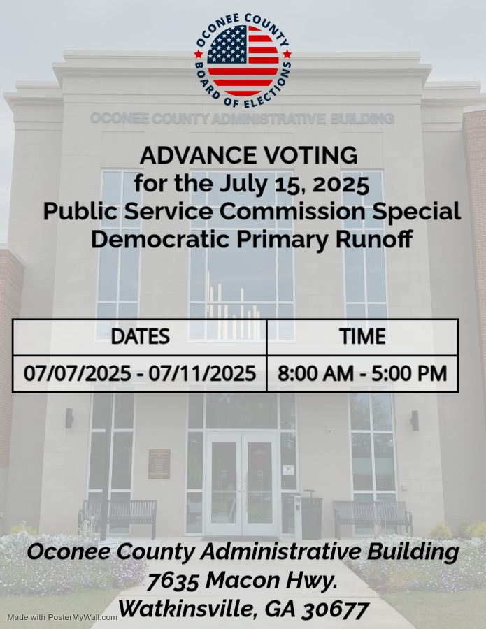 Advance Voting notice