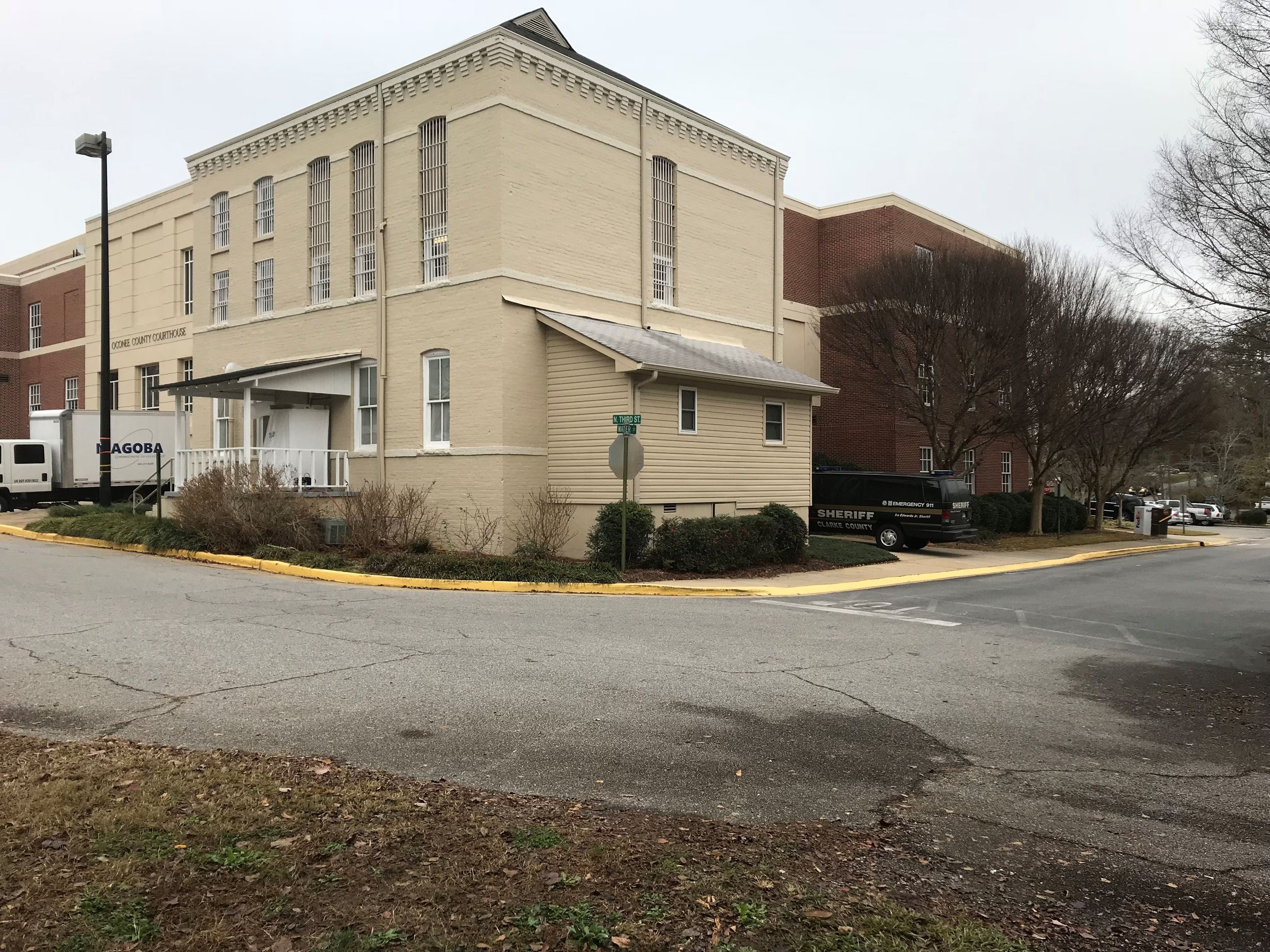Street corner at old jail